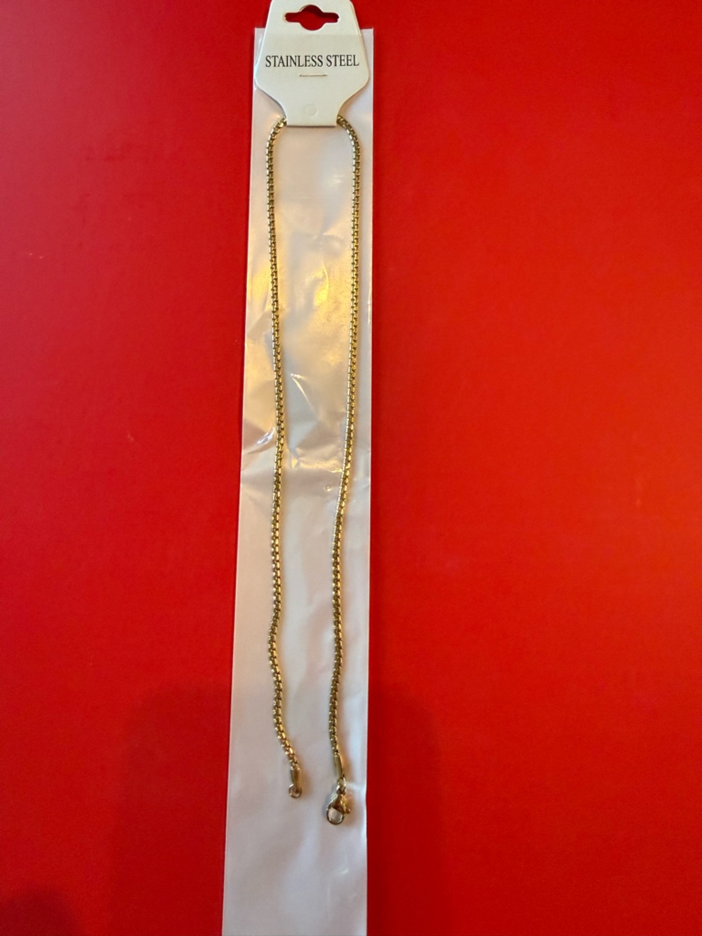 Gold-Tone Women's Chain Necklace